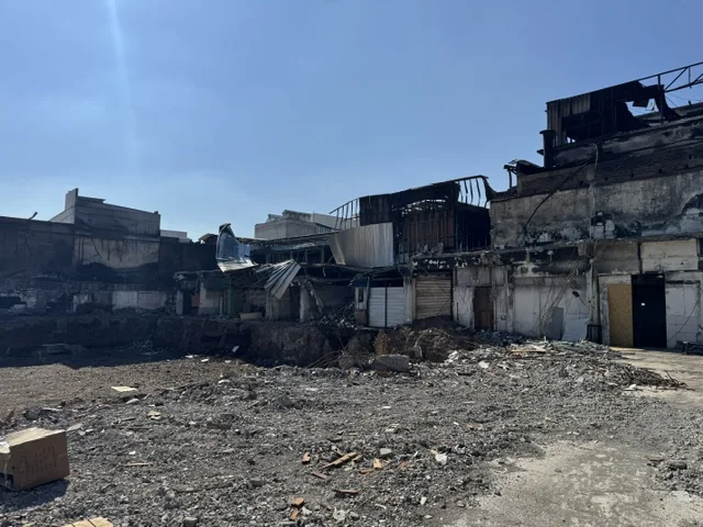 Terreno del Espacio Cultural Chino despejado tras el retiro del asbesto